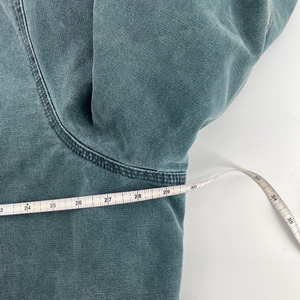Carhartt Arctic Traditional Coat Mens 2XL Teal Duck Canvas Quilted Work Jacket - Picture 14 of 16